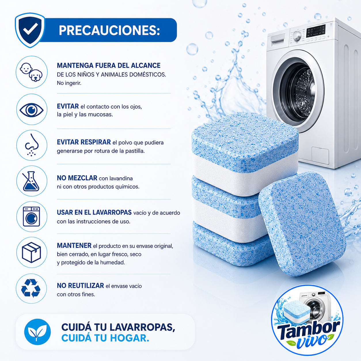 Pastillas para lavadora - PREMIUM