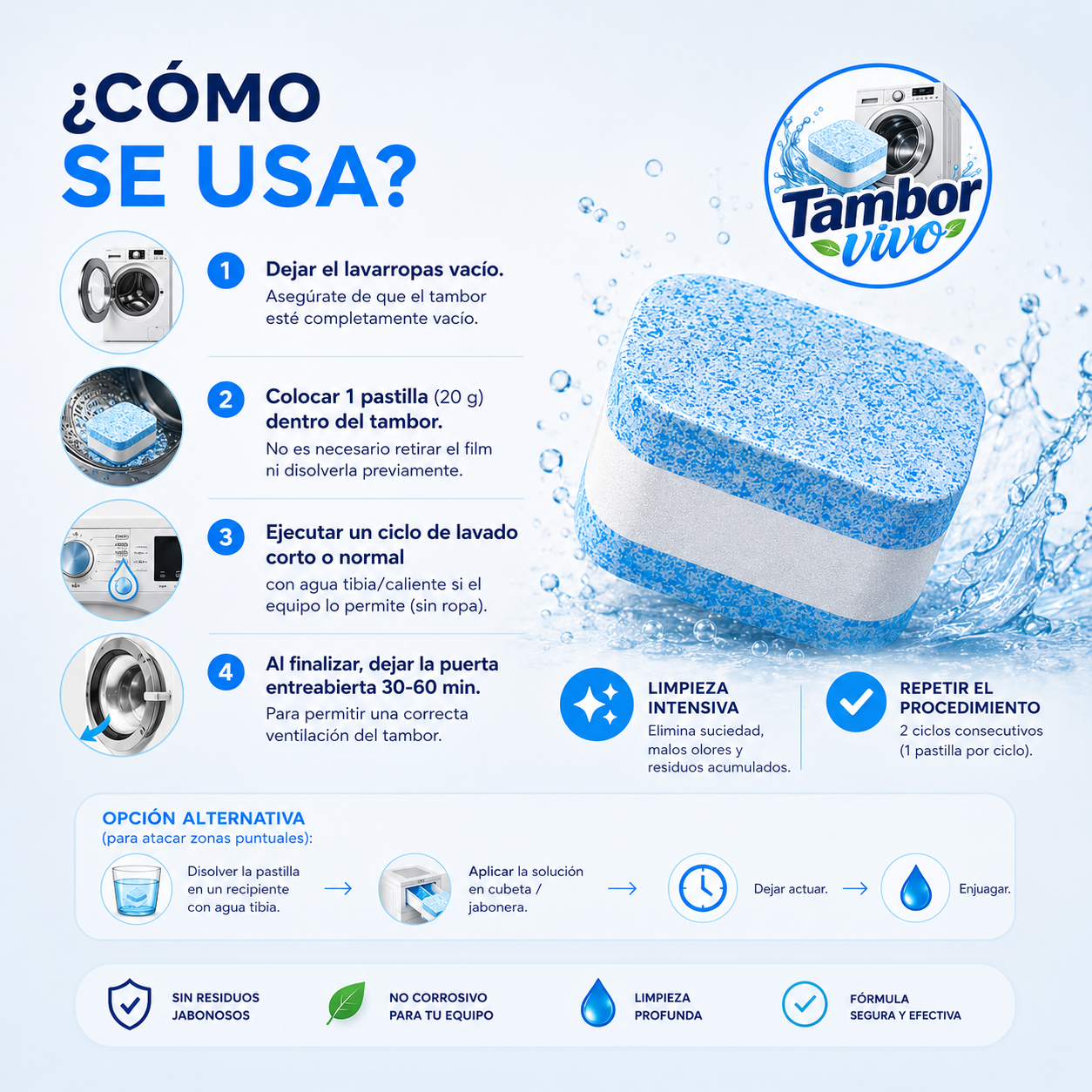 Pastillas para lavadora - PREMIUM
