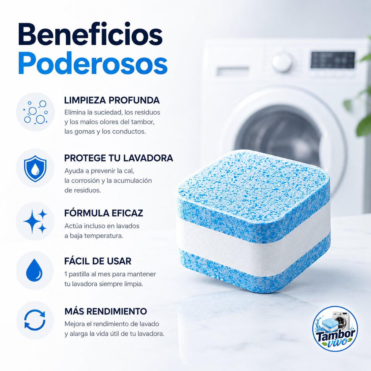 Pastillas para lavadora - PREMIUM